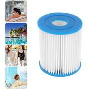 Cartouche filtrante de piscine de type I - Lot de 6, polyester durable, facile à installer, compatible avec la pompe de type 58093, solution pour eau propre