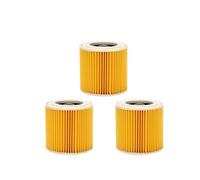 Cartouche filtrante de rechange compatible avec les aspirateurs eau et poussière Kärcher WD1, WD2, WD3, MV2 et MV3.(3PCS)