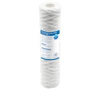 Cartouche filtrante en fil enroulé 10 pouces - 1 pièce, 50 microns, élimine les impuretés mécaniques comme sable, boue et rouille, durée max. 6 mois