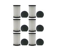 Cartouche Filtrante For Aspirateur, Compatible For MooSoo, D600, D601, Compatible For Cecotec, 520, Accessoires De Filtre D'aspirateur De Remplacement | 6pcs