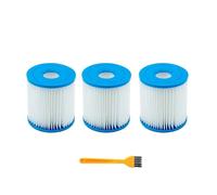 Cartouche filtrante for piscine H 29007E compatible avec le modèle de pompe de piscine hors sol de 330 GPH(3Pcs filters)