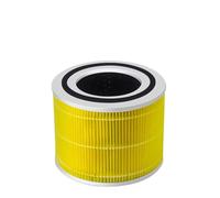 Cartouche Filtrante PM2.5, Compatible For Purificateur D'air Levoit Core 300, Filtre De Remplacement For Purificateur D'air(Yellow)