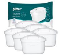 Cartouche filtrante - SILLAR - cartouche pour Brita - Lot of 6 - Remplacement pour Brita Maxtra, Style, Merella Cool, Mavea