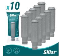 Cartouche Filtrante - SILLAR - Compatible avec Krups F088 - Réduit chlore et calcaire - 10 Pack