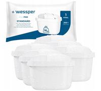 Cartouche filtrante - Wessper - cartouche pour Brita - Lot of 6 - Remplacement pour Brita Maxtra, Style, Merella Cool, Mavea