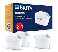 BRITA Cartouches filtrantes Maxtra Pro Expert anti-tartre Pack 2+1