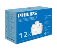 Philips Cartouches filtrantes Filtration avancée – microplastiques, chlore, calcaire – Pack 12