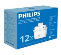 Philips Cartouches filtrantes Filtration avancée – microplastiques, chlore, calcaire – Pack 12