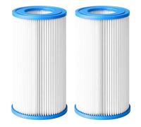 Cartouche Filtre Piscine Type B/Type IV [Lot 2] Compatible Intex 29005E Krystal Clear Pompes 2500 GPH 25,4 x 14,7 cm Phonillico®