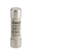 Cartouche fus.10x38 gG 0.5A - HAGER LF300G