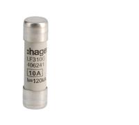 Cartouche fusible industrielle 10x38 gG 10A - HAGER LF310G