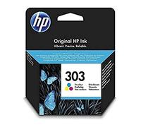 Cartouche HP 303 Couleur Originale T6N01AE pour HP Envy Photo 6220 6230 7130 7830 165 Pages