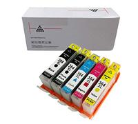 Cartouche HP 364XL Jaune Compatible avec Puce pour HP 5380, 6380, 5460, 8550, 5324 CB325EE 364Y, capacité : 18 ML avec Puce