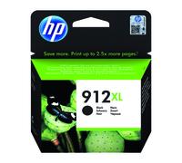 HP 912XL Cartouche d'encre noire authentique, grande capacité