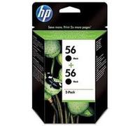 Cartouche d'encre Hp N°56 noir x2