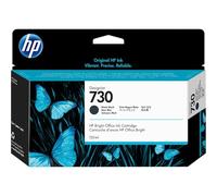Cartouche HP730 DesignJet noir mat 130 ml pour imprimante jet d'encre