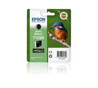 Cartouche Jet d'encre Epson UltraChrome Hi-Gloss2 Noir Mat 17ml - Pigmentée - Réf: C13T15984010 - Rendement 800 pages - Compatible Stylus Photo R2000