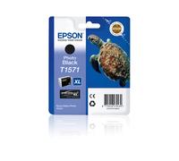 Cartouche Jet d'Encre Photo Noire Epson C13T15714010 (UC K3 VM N) - 25.9ml, Encre à Colorant, Stylus Photo R3000, Original, Conditionnement Blister