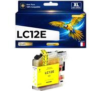 Cartouche LC12E LC12 EY compatible pour Brother MFC J6925DW Jaune Haute capacité avec puce 1200 pages