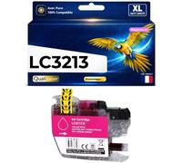 Cartouche LC3213M LC3213 M LC3211M LC3211 M compatible pour Brother Magenta Haute capacité avec puce 400 pages
