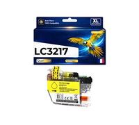 Cartouche LC3217 LC3217 compatible pour Brother MFC J5330DW J6530DW Jaune Haute capacité avec puce 550 pages