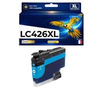 Cartouche LC426XL LC426 XL compatible pour Brother Cyan Haute capacité avec puce 5000 pages