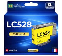 Cartouche LC528Y Compatible pour Brother Yellow 5000 Pages