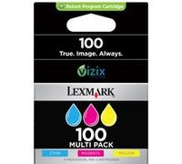 Cartouche Lexmark No 100 Multipack (14N0849B) Couleur Couleur G
