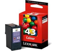 Cartouche Lexmark No 43 (C18Y0143) Cyan, Magenta, Jaune G