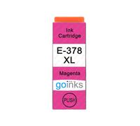 Cartouche Magenta compatible Go Inks - remplace Epson 378XLM pour Expression Photo XP-15000/8500/8505, 10,3 ml