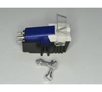Cartouche magnétique Mobile et Stylet, Aiguille pour DENON DP 62L, DP 11F, DP 23F, DP 300F, DP 30L, DP 35F, DP 37F, DP 45F, DP 47F, DP 51F, DP 52F, DP 57L, DP 59L, DP 60L, DP 72L, Bleu avec vis