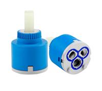 Cartouche Mitigeur 35 mm, Replacement Faucet Cartridge 121894 pour Robinet de Cuisine, Ceramic Cartridge Tap à Trois Couches Filtrantes pour Robinet de Lavabo et Robinet de Douche