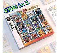 Cartouche multi-jeux sur le thème de Pokémon pour DS/3DS/NDSL/2DS - Préchargée avec des jeux rétro classiques, accessoire de jeu portable Plug&Play 500in1