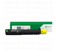 Cartouche originale de toner jaune 16500 pages Lexmark pour CX930 et CX931 - 85D0HY0
