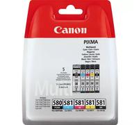 CARTOUCHE ORIGINALE MULTIPACK CANON PGI-580PGBK CLI-581C-M-Y-BK 2078C005 POUR...