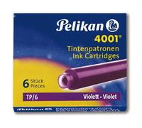 Cartouche pelikan courte standard violet étui 6 unités