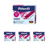 CARTOUCHE PELIKAN ROSE 4012700233479 0010 (Lot de 4)