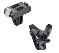 Cartouche pour DJI Base Adaptateur Magnétique Osmo Action Nano | Base de fixation magnétique 2 griffes pour assemblage accessoires caméra.(Helmet Mount Set)