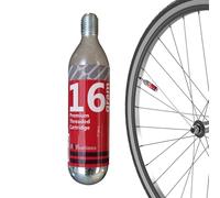 Cartouche pour pneus de vélo | Cartouche de 16 g pour pneus, gonfleur filetée pour entretien quotidien, cyclisme, montagne, urbain, route, événements moto