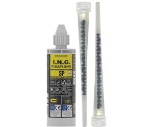 Cartouche résine scellement méthacrylate SP ING FIXATIONS - 170 ml - Gris - A050025