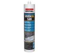 Cartouche silicone sanitaire SOUDAL Sanitaire blanc