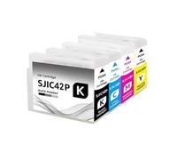 Cartouche SJIC42P/SJIC41P 80ML, Compatible for Epson, C4000 | Utilisation CW-C4000e/C4000, capacité 80 ml, versions EU/NA, remplacement facile(EU. SJIC42-4color)