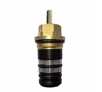 Cartouche thermostatique 94282000, or avec noir | Compatible avec les douches Hansgrohe Ecostat, convient aux bondes thermostatiques de baignoire à deux et trois trous