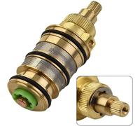 Cartouche thermostatique de douche, compatible avec la plupart des robinets de douche, cartouche thermostatique de rechange en laiton pour mitigeur