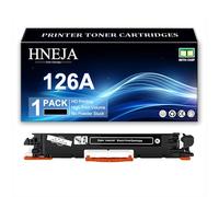 Cartouche Toner 126A, Cartouches Toner Compatibles CE311A CE310A CE313A CE312A pour HP CP1025 CP1025nw M175a M175nw M275nw Imprimantes,Black-1 Pack