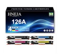 Cartouche Toner 126A, Cartouches Toner Compatibles CE311A CE310A CE313A CE312A pour HP CP1025 CP1025nw M175a M175nw M275nw Imprimantes,4 Colors-1 Pack