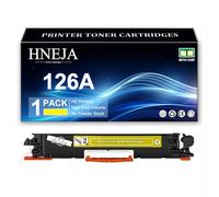 Cartouche Toner 126A, Cartouches Toner Compatibles CE311A CE310A CE313A CE312A pour HP CP1025 CP1025nw M175a M175nw M275nw Imprimantes,Yellow-1 Pack