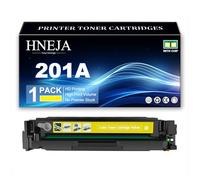 Cartouche Toner 201A, Cartouches Toner Compatibles CF400A CF401A CF403A CF402A pour HP M252n M252dw M274n M277n M277dw Imprimantes,Yellow-1 Pack