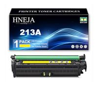 Cartouche Toner 213A, Compatible Cartouches Toner W2130A W2131A W2133A W2132A pour HP 5700dn 5800dn 6700dn 6701dn 6800dn 6801dn Imprimantes,Yellow-1 Pack