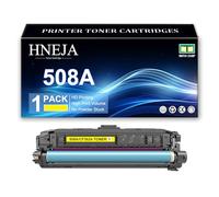 Cartouche Toner 508A, Cartouches Toner Compatibles CF360A CF361A CF363A CF362A pour HP M552dn M553n M553X M553dn M577dn M577f M577z Imprimantes,Yellow-1 Pack